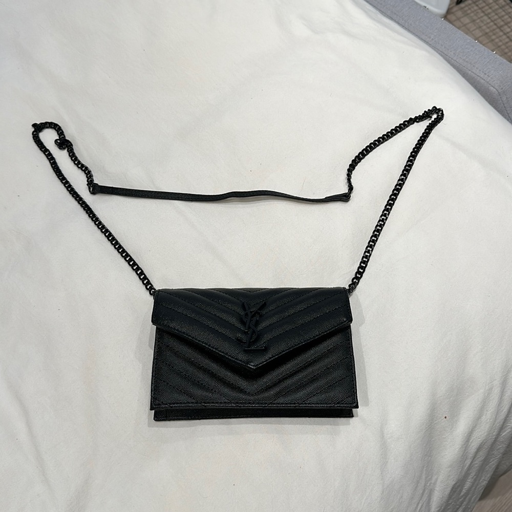 YSL BRAND NEW with authenticity tags black purse